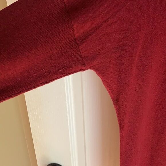 Old Navy cranberry long sweater sweater dress - Picture 4 of 6